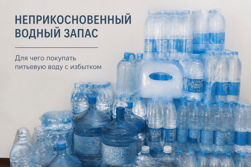 Для чего покупать питьевую воду с избытком